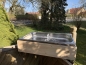 Preview: Vogelbrunnen XXL aus Edelstahl und Holz