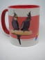 Preview: Kaffeetasse "Nymphensittich / Rosellasittich"