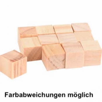 Nibo - Bastel und Knabber Würfel auf Kiefernholz
