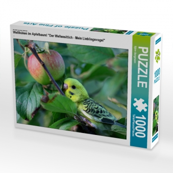 Welliküken im Apfelbaum - (1000 Teile Puzzle)