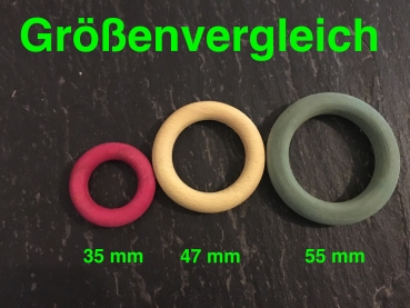 Buchenholzring 47mm, farbig
