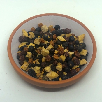 Beeren Mix mit Apfel