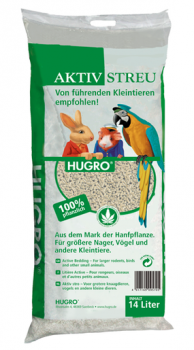 Hugro Aktiv Streu Pallets aus Hanf 14 Liter