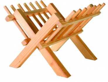 Heuraufe aus Holz
