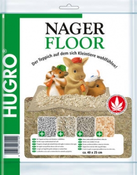 Hugro - Nagerfloor 25x40x1 cm gut für Handicapped Vögel geeignet