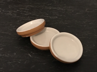 Lasierte Tonschälchen 6 cm 3er Set