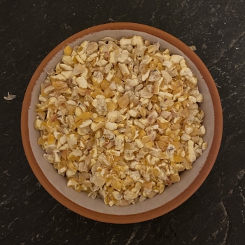 Mais geschrotet