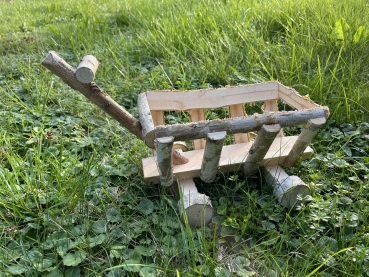 Leiterwagen / Heuraufe aus Birkenholz