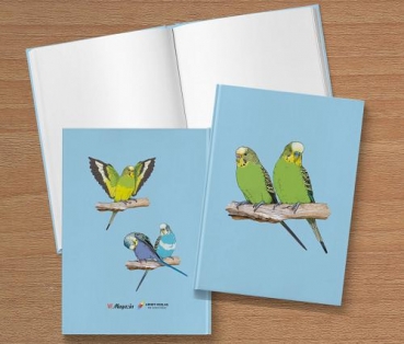 Notizbuch "Wellensittich"
