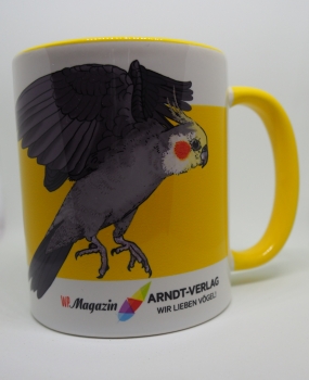 Kaffeetasse "Nymphensittich"