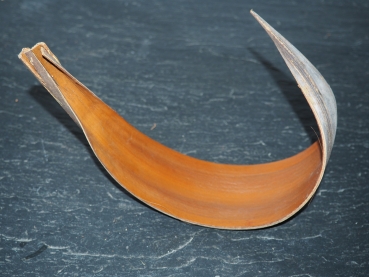 Kokosblattschale gebogen - L