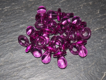 Acryl Schnuller 3 cm (Flieder)