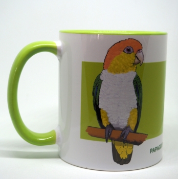 Kaffeetasse "Weißbauchpapagei"