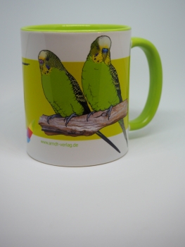 Kaffeetasse "Wellensittich"