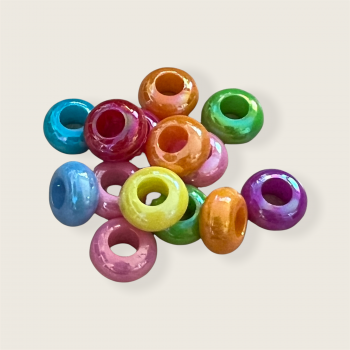 Acryl Bunte Perle Ø 10mm  - 10 Stk (Mix)