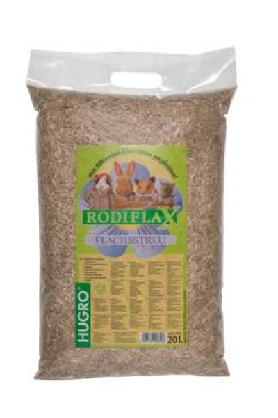 Hugro Rodiflax - Flachseinstreu 20l/2kg