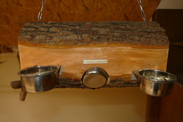 Foraging Spieltunnel aus Erle - bekannt aus der PapageienUmschau
