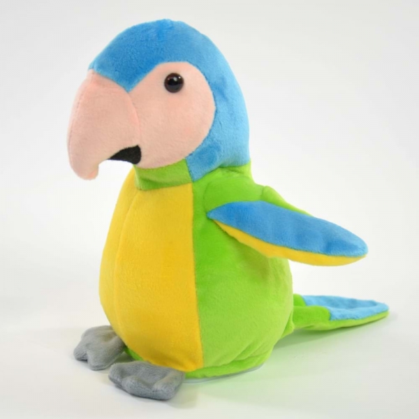 Labertier Blauflügel Ara Papagei Sprechender Vogel Chatter  plappert nach Neu 