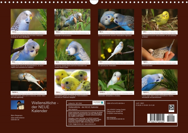 Wellensittiche - der NEUE Kalender