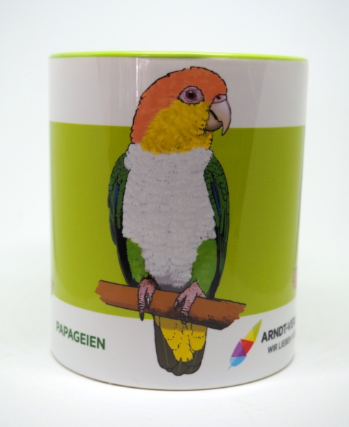 Kaffeetasse "Weißbauchpapagei"