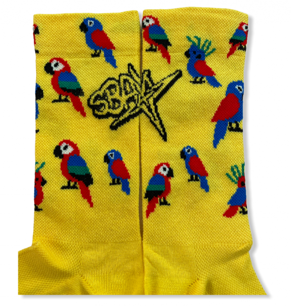 Cool Socks mit Papageien/ Vogelmuster